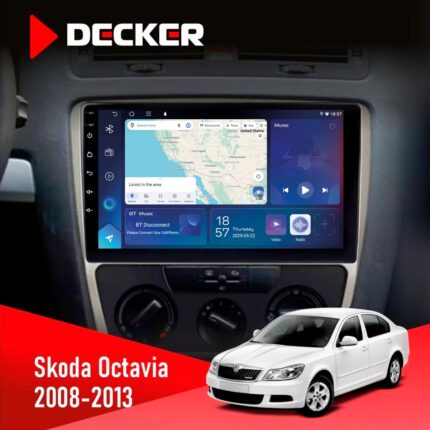 Штатна магнітола Skoda Octavia A5 Decker