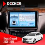 Штатна магнітола Skoda SuperB 2008-2015 Decker D10-010 6x128, DSP, 4G, 2K