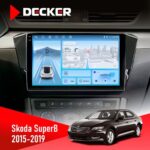Штатна магнітола Skoda SuperB 2015-2019 Decker D10-010 6x128, DSP, 4G, 2K