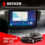 Штатна магнітола Skoda SuperB 2015-2019 Decker D10-007 4x64, DSP, 360, 4G