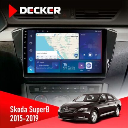 Штатна магнітола Skoda SuperB 2015-2019 Decker D10-007 4x64, DSP, 360, 4G