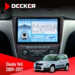 Штатна магнітола Skoda Yeti 2009-2017 Decker D10-010 6x128, DSP, 4G, 2K
