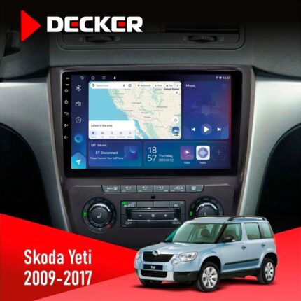 Штатна магнітола Skoda Yeti 2009-2017 Decker D10-007