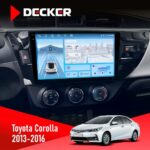 Штатна магнітола Toyota Corolla 2013-2016 Decker D10-010 6x128, DSP, 4G, 2K