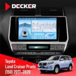 Штатна магнітола Toyota Land Cruiser Prado (150) 2017-2020 Decker D10-010 6x128, DSP, 4G, 2K