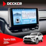 Штатна магнітола Toyota RAV4 2019+ Decker D10-010 6x128, DSP, 4G, 2K
