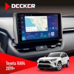 Штатна магнітола Toyota RAV4 2019+ Decker D10-007 4x64, DSP, 360, 4G