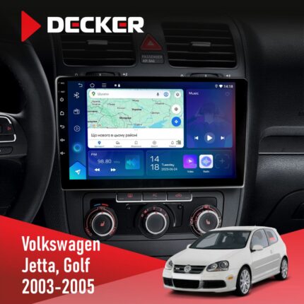 Штатна магнітола Volkswagen Golf Climate Decker