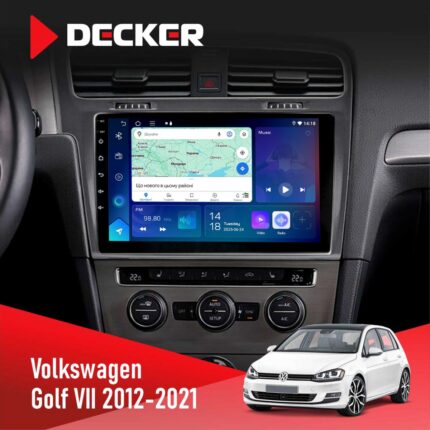 Штатна магнітола Volkswagen Golf Silver Decker D10-007 4x64, DSP, 360, 4G
