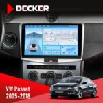 Штатна магнітола VW Passat (B6, B7) 2005-2014, CC 2012-2018 Decker D10-010 6x128, DSP, 4G, 2K