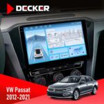 Штатна магнітола Volkswagen Passat 2012-2021 Decker D10-010 6x128, DSP, 4G, 2K