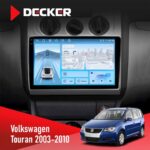 Штатна магнітола Volkswagen Touran 2003-2010 Conditioner Decker D10-010 6x128, DSP, 4G, 2K