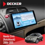 Штатна магнітола Honda Civic 2006-2011 (Hatchback) Decker D10-010 6x128, DSP, 4G, 2K