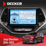 Штатна магнітола Jeep Cherokee 2014-2023 Decker D10-010 6x128, DSP, 4G, 2K