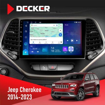 Штатна магнітола Jeep Cherokee Decker D10-007
