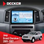 Штатна магнітола Jeep Grand Cherokee 2005-2007 Big Screen Decker D10-010 6x128, DSP, 4G, 2K