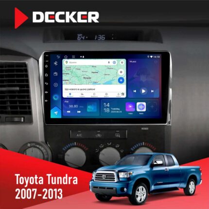 Штатна магнітола Toyota Tundra Decker D10-007 з екраном QLED