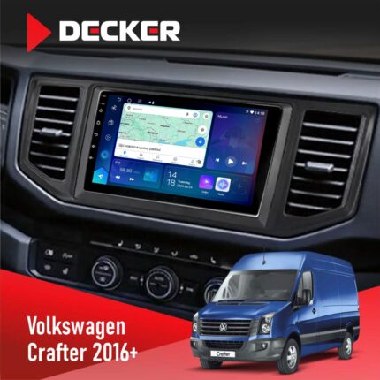 Штатна магнітола Volkswagen Crafter 2016+ Decker D10-007 з DSP та 4G