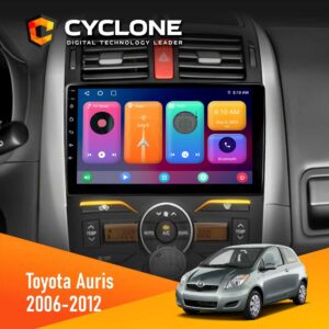 Штатна магнітола Toyota Auris 2006-2012 Cyclone C9-001 2x64 CPL