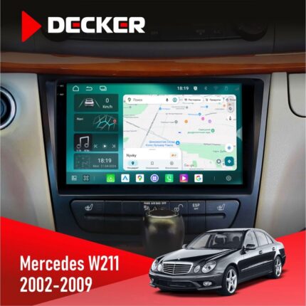 Штатна магнітола Mercedes Benz E Class (W211) Decker D9-004