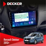 Штатна магнітола Renault Dokker Sandero Lodgy Decker D9-007