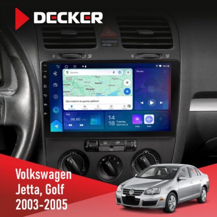 Штатна магнітола Volkswagen Golf Decker D10-007