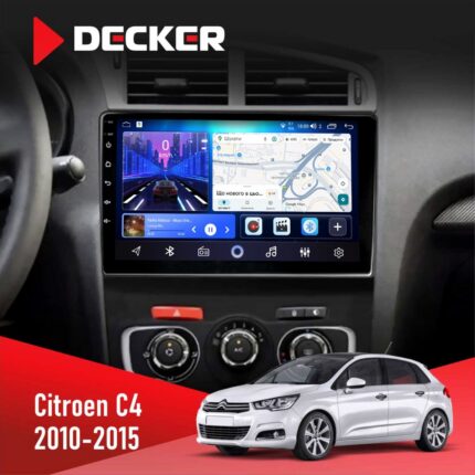 Штатна магнітола Citroen C4 Decker D10-006 4x64, 4G