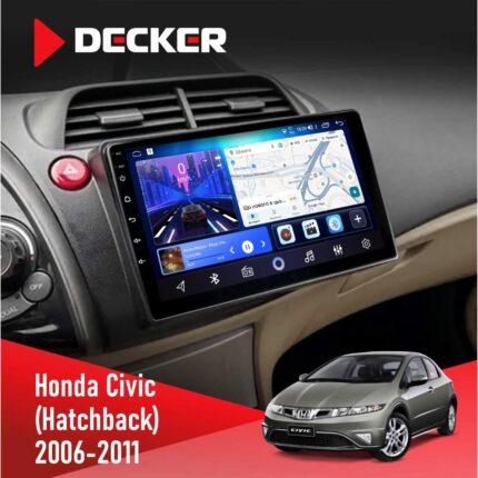 Штатна магнітола Decker D10 006 для Honda Civic 2006-2011 (Hatchback)
