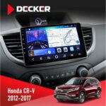 Штатна магнітола Honda CR V 2012-2017 Decker D10-006 4x64, 4G