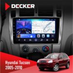 Штатна магнітола Decker D10 006 для Hyundai Tucson 2005-2010