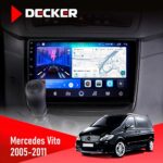 Штатна магнітола Mercedes Vito 2003-2014 Decker D10-006 4x64, 4G