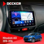 Штатна магнітола Mitsubishi ASX 2010 2016 Decker D10-006 4x64, 4G