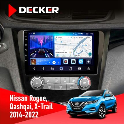 Штатна магнітола Nissan Qashqai X Trail 2014+ Decker D10-006 з 4G