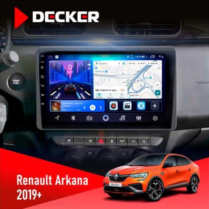 Штатна магнітола Renault Arkana 2019+ Decker D10-006 4x64, 4G