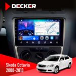 Штатна магнітола Skoda Octavia A5 2008 Decker D10-006 Silver