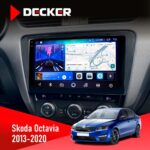 Штатна магнітола Skoda Octavia A7 2013-2020 Decker D10-006 4x64, 4G