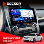 Штатна магнітола Toyota Camry 2011-2015 USA Decker D10-006 4x64, 4G