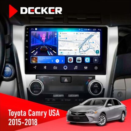 Штатна магнітола Toyota Camry 2015-2018 USA Decker D10-006 з 4G