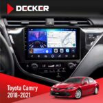 Штатна магнітола Toyota Camry 2018-2021 Decker D10-006 4x64, 4G