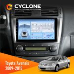 Штатна магнітола Toyota Avensis Cyclone для авто 2008-2015