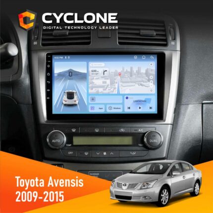 Штатна магнітола Toyota Avensis Cyclone для авто 2008-2015