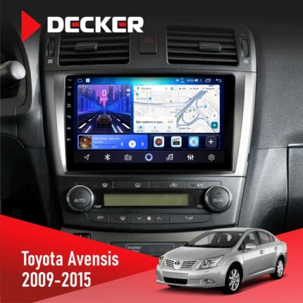 Штатна магнітола Toyota Avensis 2008-2015 Black Decker D9-006 4x64, 4G