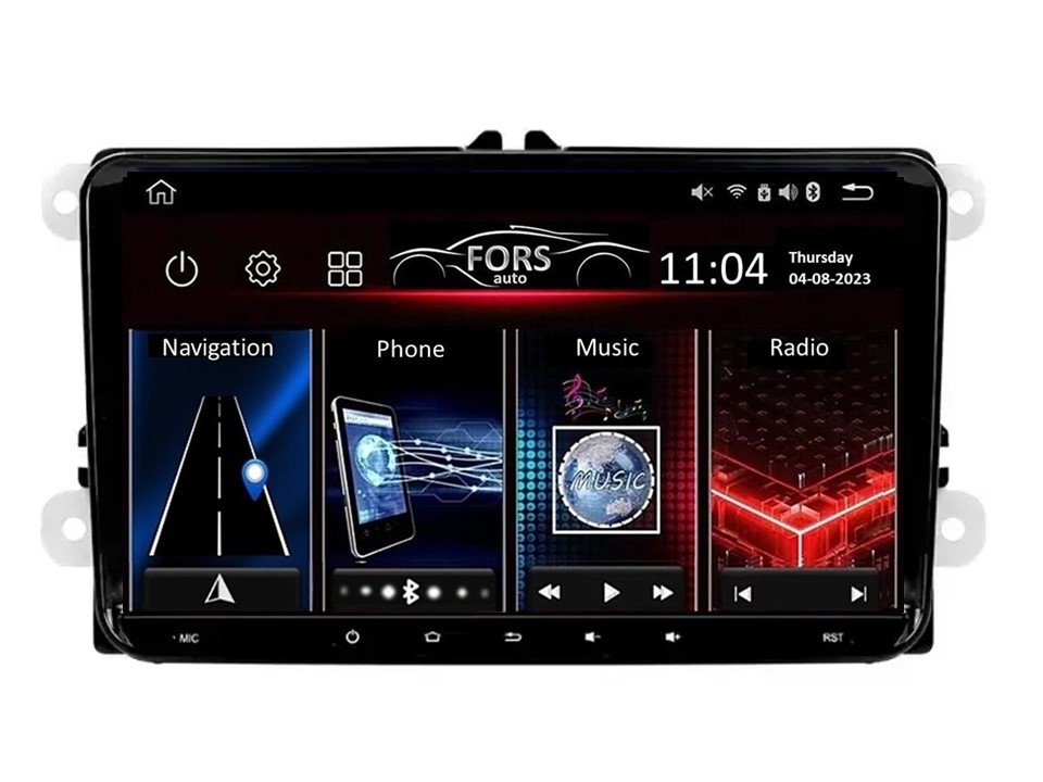 Універсальна магнітола FORS.auto для Volkswagen 4 PRO (9", 4+64Gb, CarPlay) Магнітола Volkswagen 4 PRO FORS auto