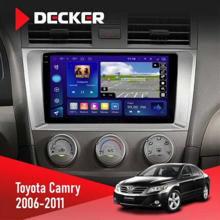 Штатна магнітола Decker D10 005 Toyota Camry 2006-2011: головний вигляд