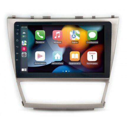 Штатна магнітола Toyota Camry 2006-2011 Climate AMP Decker D10-005 4x64 – вигляд збоку