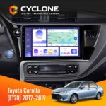 Штатна магнітола Cyclone C10 011 для Toyota Corolla 2017-2019