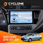 Штатна магнітола Toyota Corolla 2017-2019 Cyclone C10-012 4x64 DSP 4G
