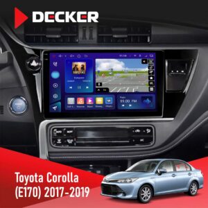 Штатна магнітола Toyota Corolla 2017-2019 Decker D10-009 4x64, DSP, 4G, 2k