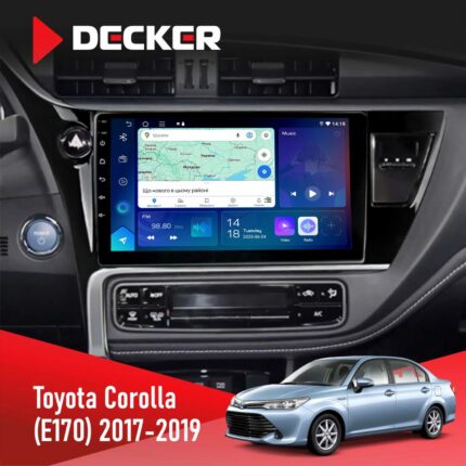 Штатна магнітола Toyota Corolla 2017-2019 Decker D10-007 з екраном QLED