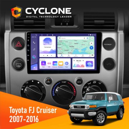 Штатна магнітола Toyota FJ Cruiser 2007-2016 Black Cyclone C9-011 4x64, DSP